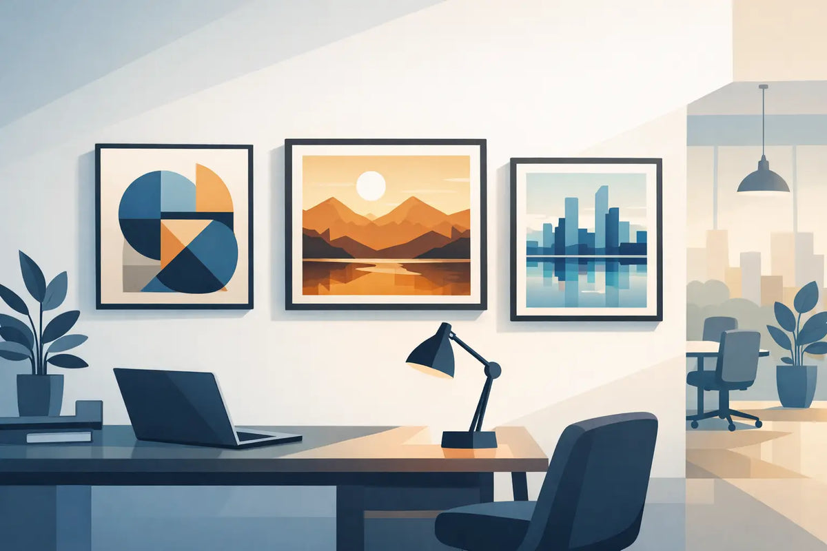 Quadros para escritório que elevam o ambiente