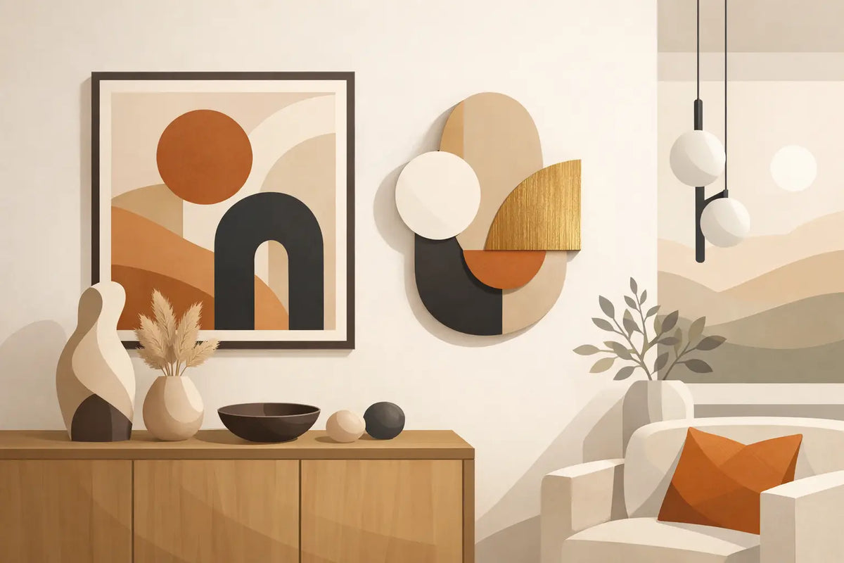 Arte decorativa premium para ambientes autorais