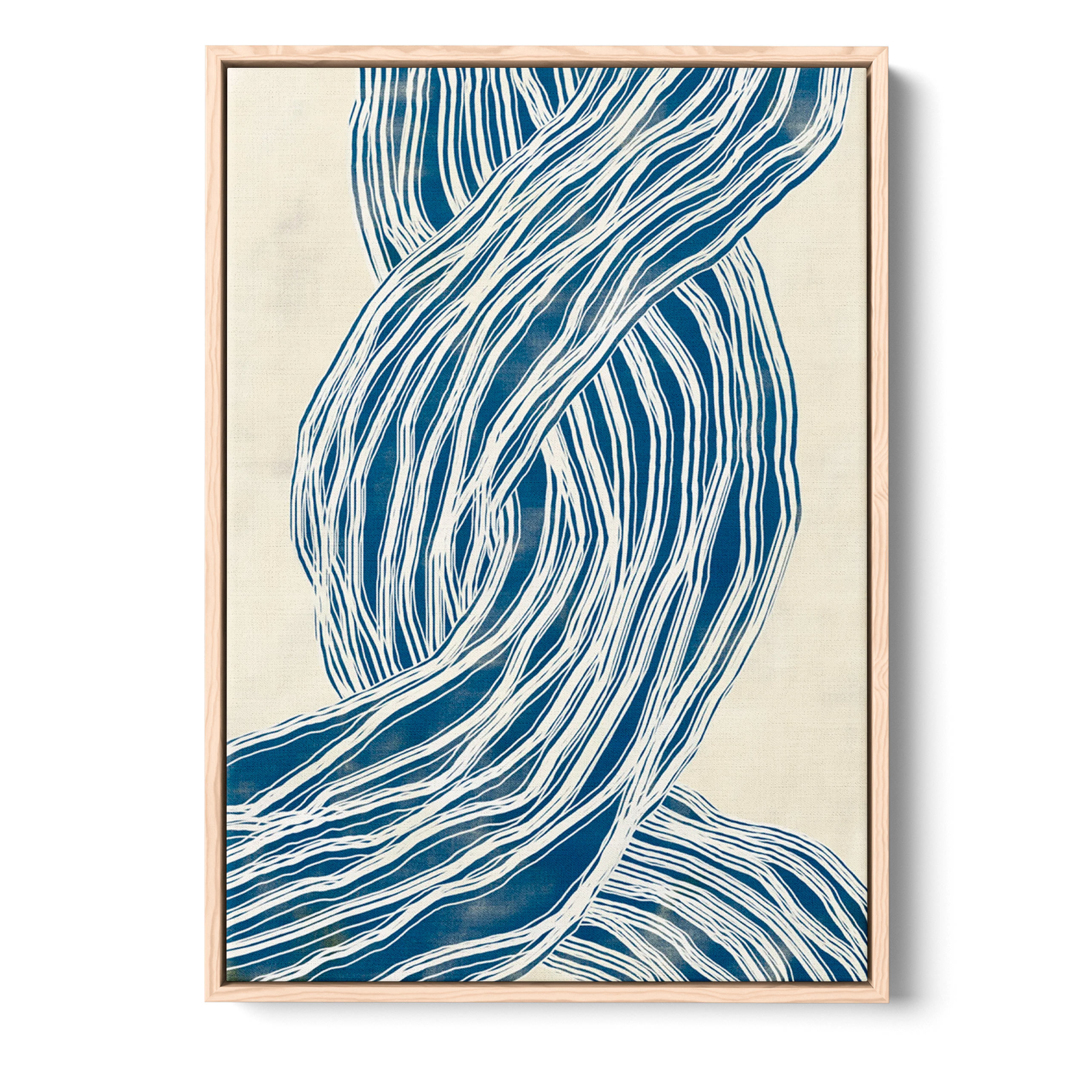 Arte Minimalista Azul