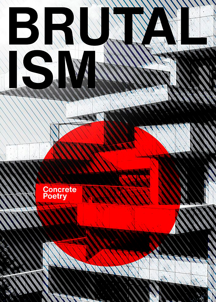 Brutalist Red Circle | David Vineïs