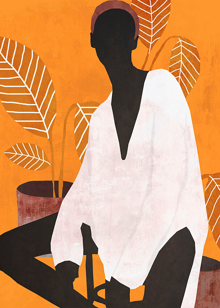 Calm Silhouette With Plants | ThingDesign