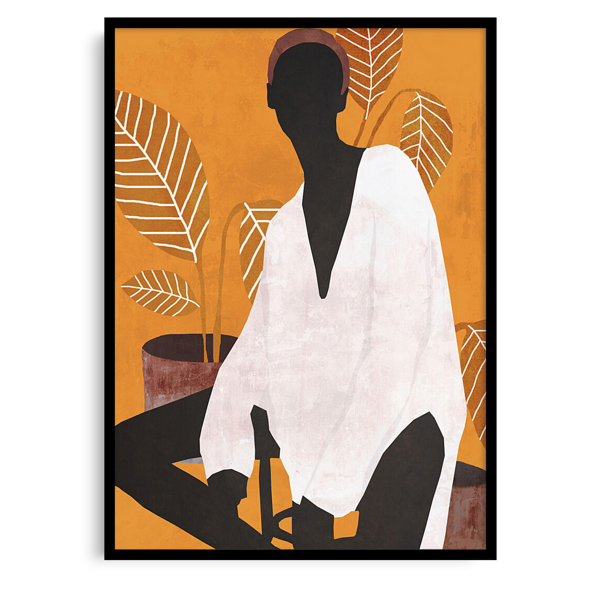 Calm Silhouette With Plants | ThingDesign
