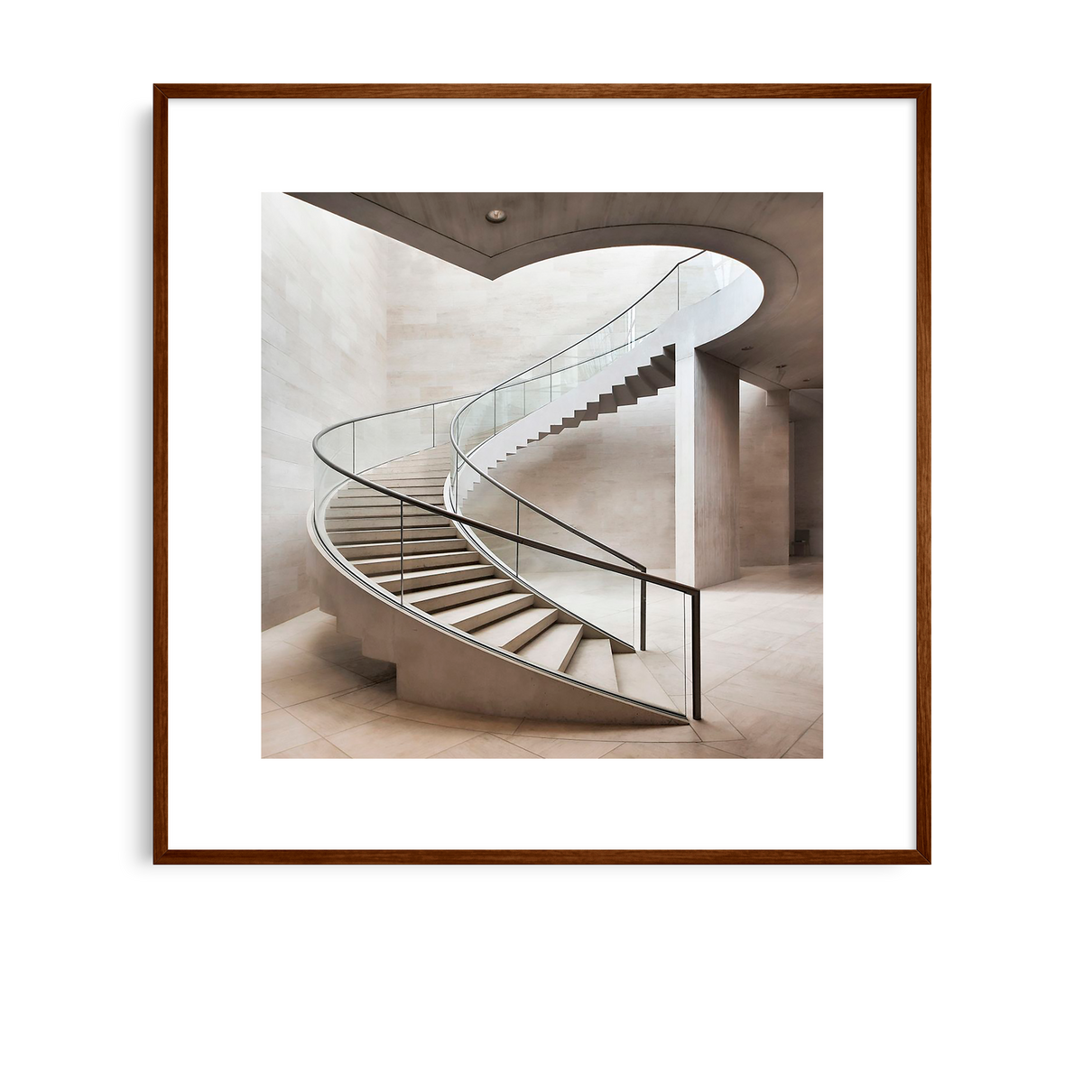 Curved Concrete Staircase | Renate Reichert