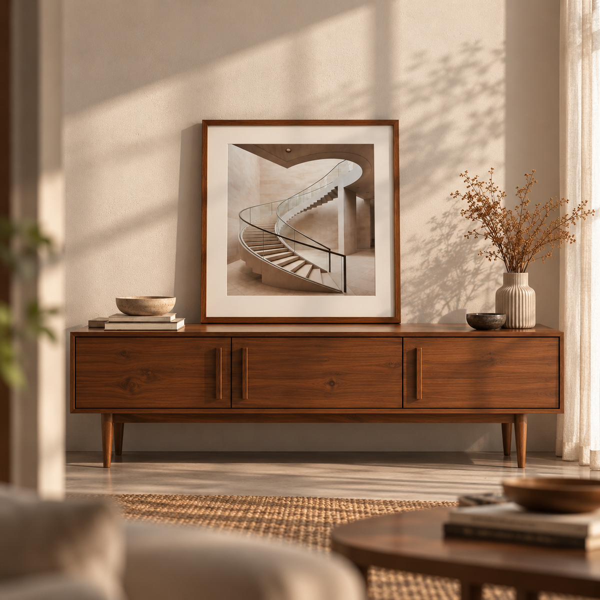Curved Concrete Staircase | Renate Reichert