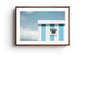 Flight Over Blue Building  | Gilbert Claes