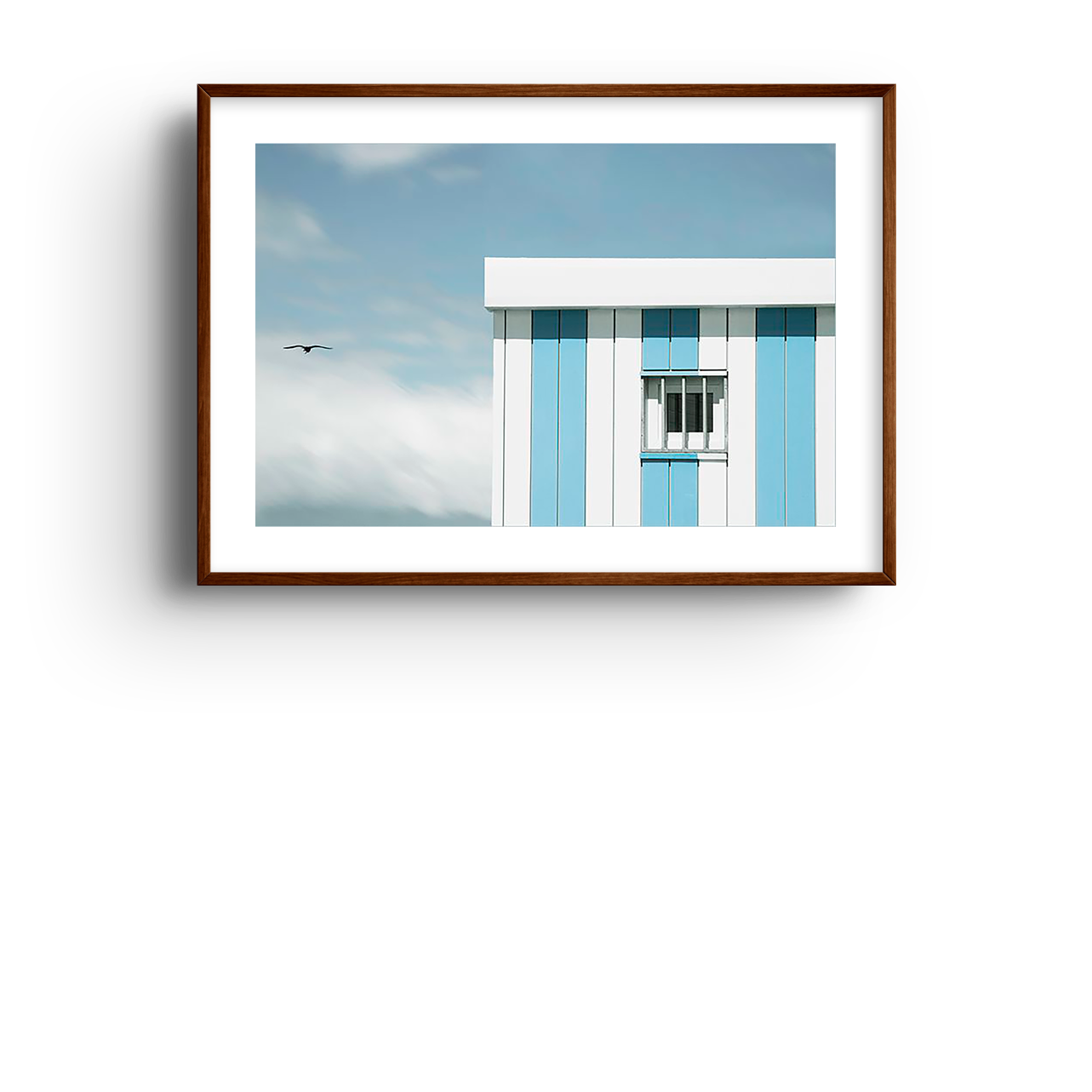 Flight Over Blue Building  | Gilbert Claes