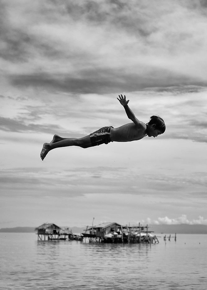 Flying Boy Over Water | Kieron Long