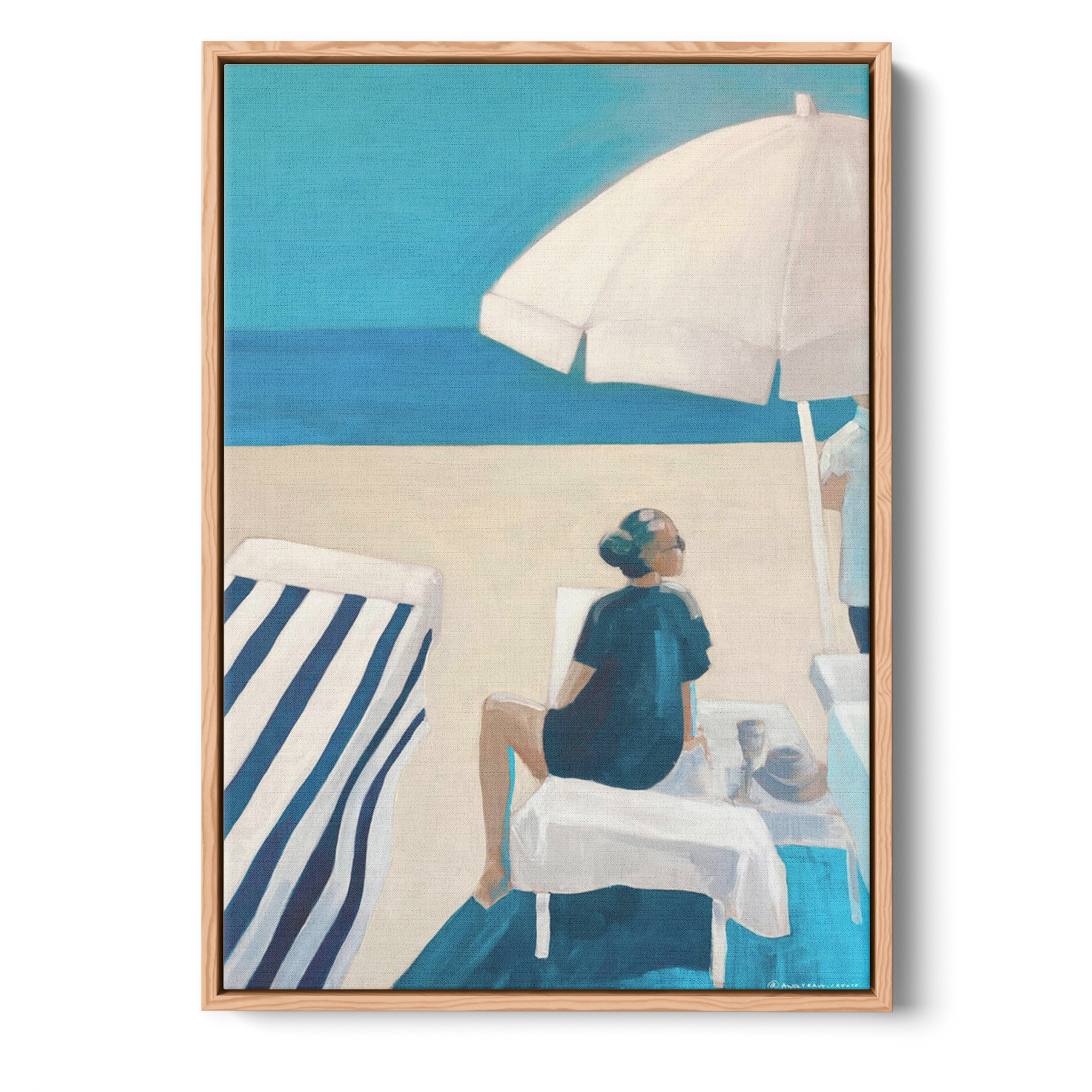 Mediterranean Beach Siesta | Awol Art Alex