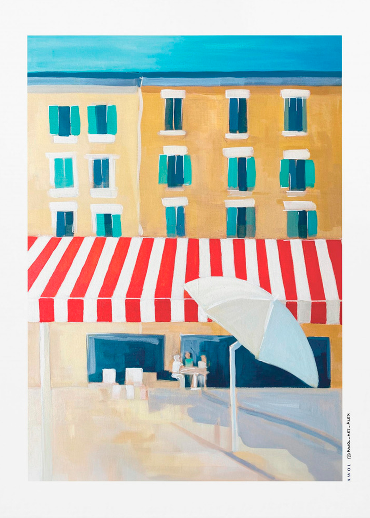 Sunshine & Croissants | Awol Art Alex
