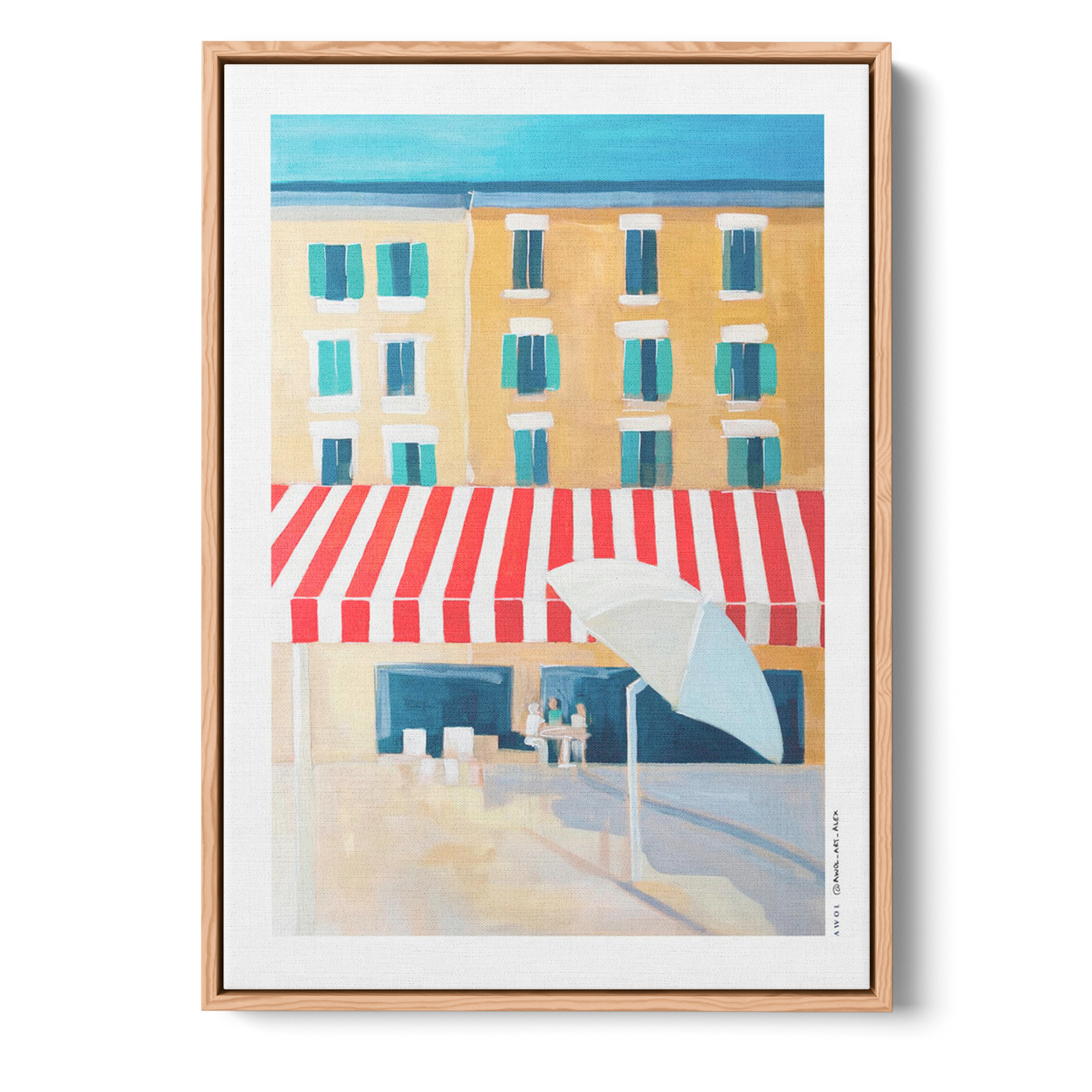 Sunshine & Croissants | Awol Art Alex