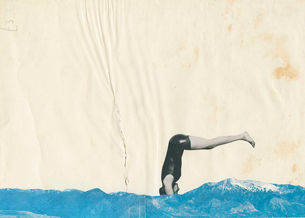 Surreal Mountain Headstand | Cassia Beck