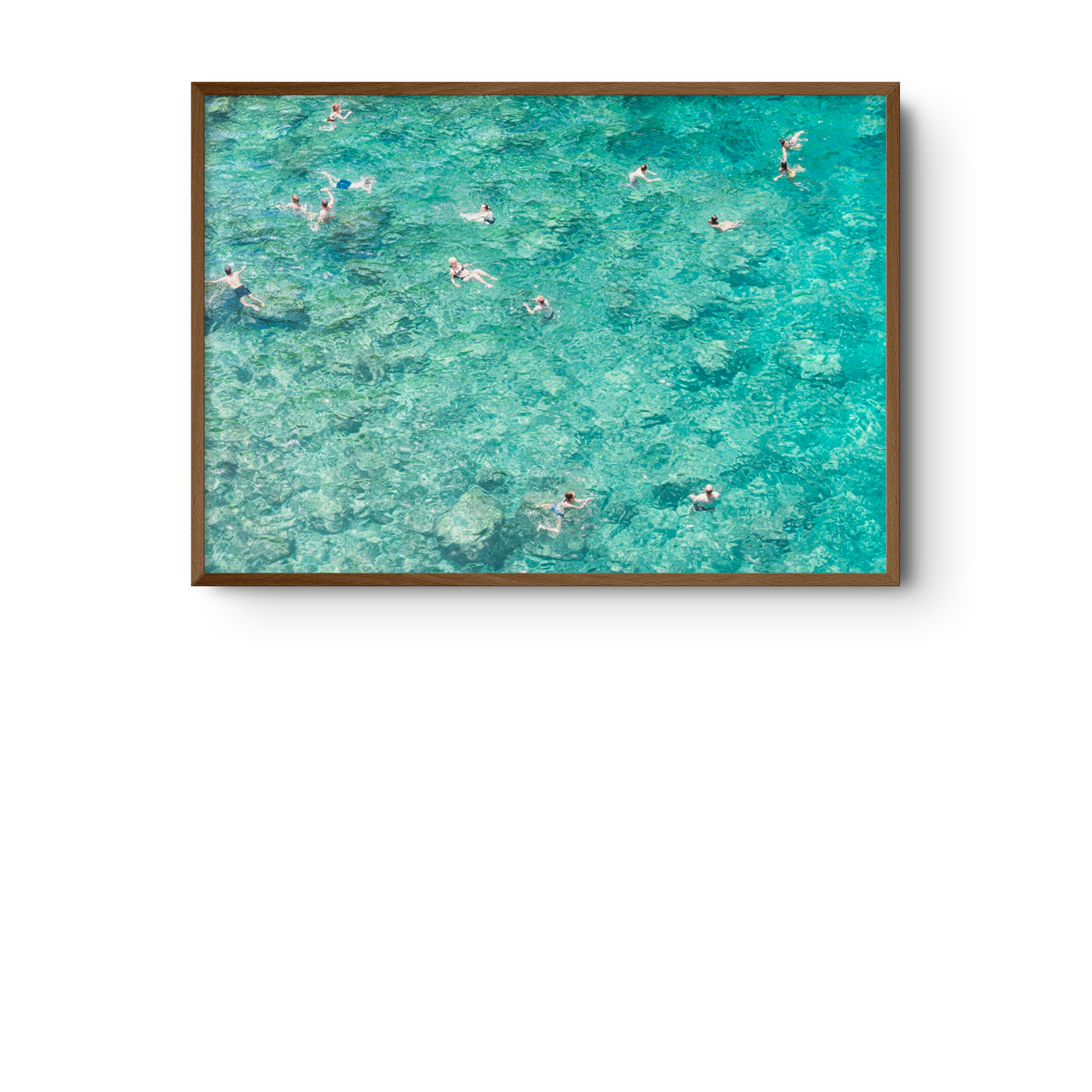 Swimming in the sea