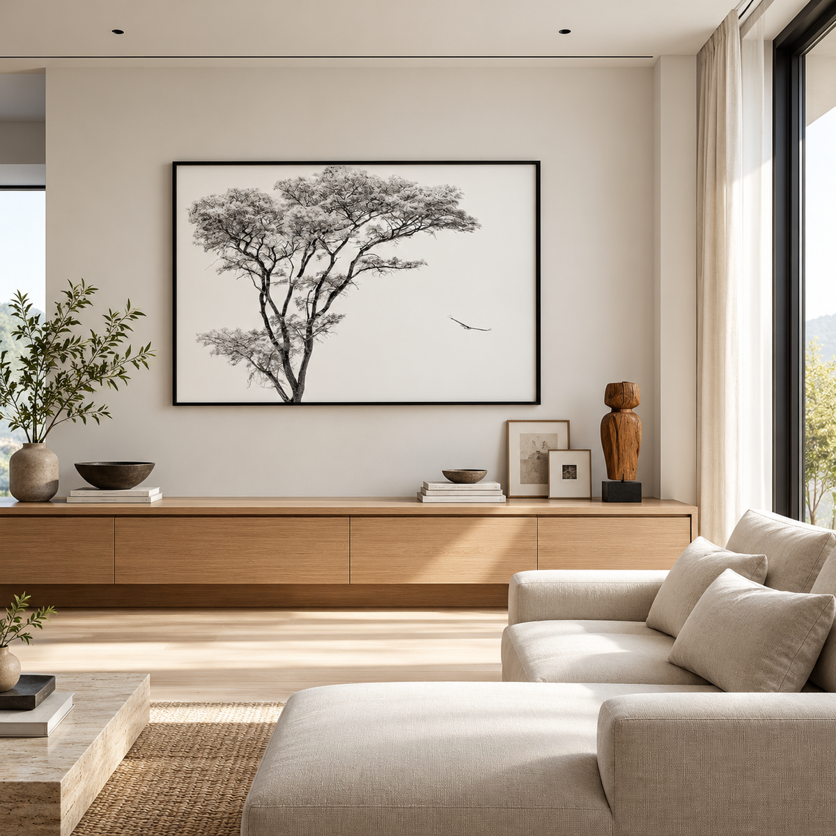 Tree and Bird Flight | Piet Flour