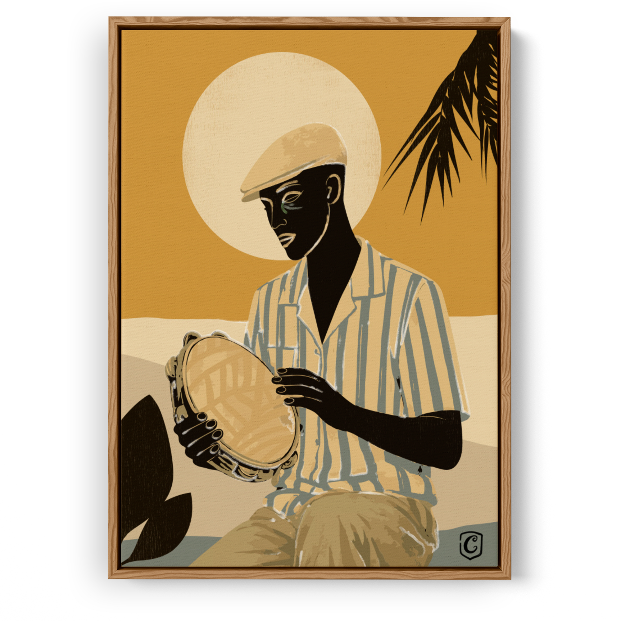 Tropical Tambourine Player