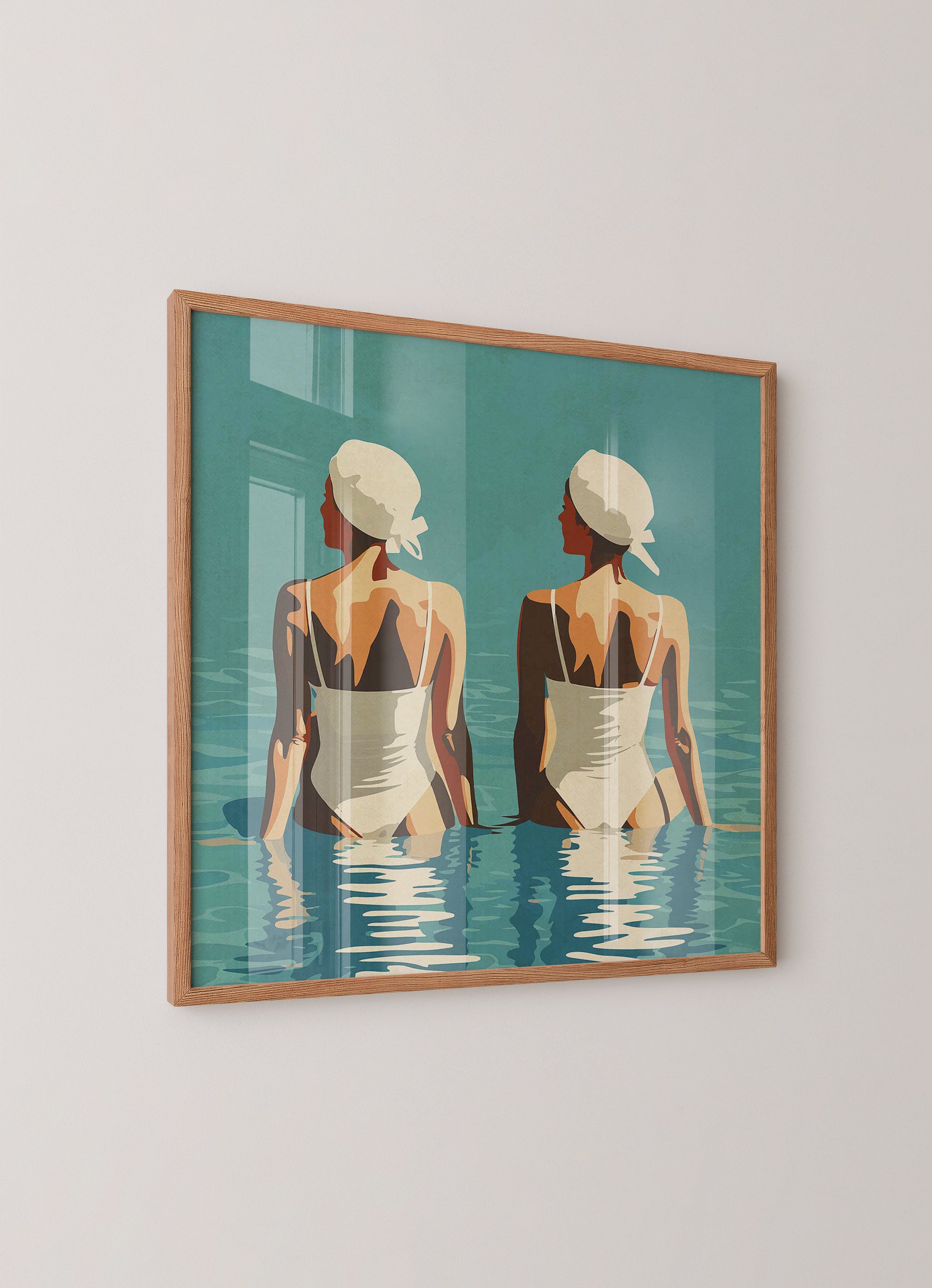 Two Friends At The Beach | Layla Oz