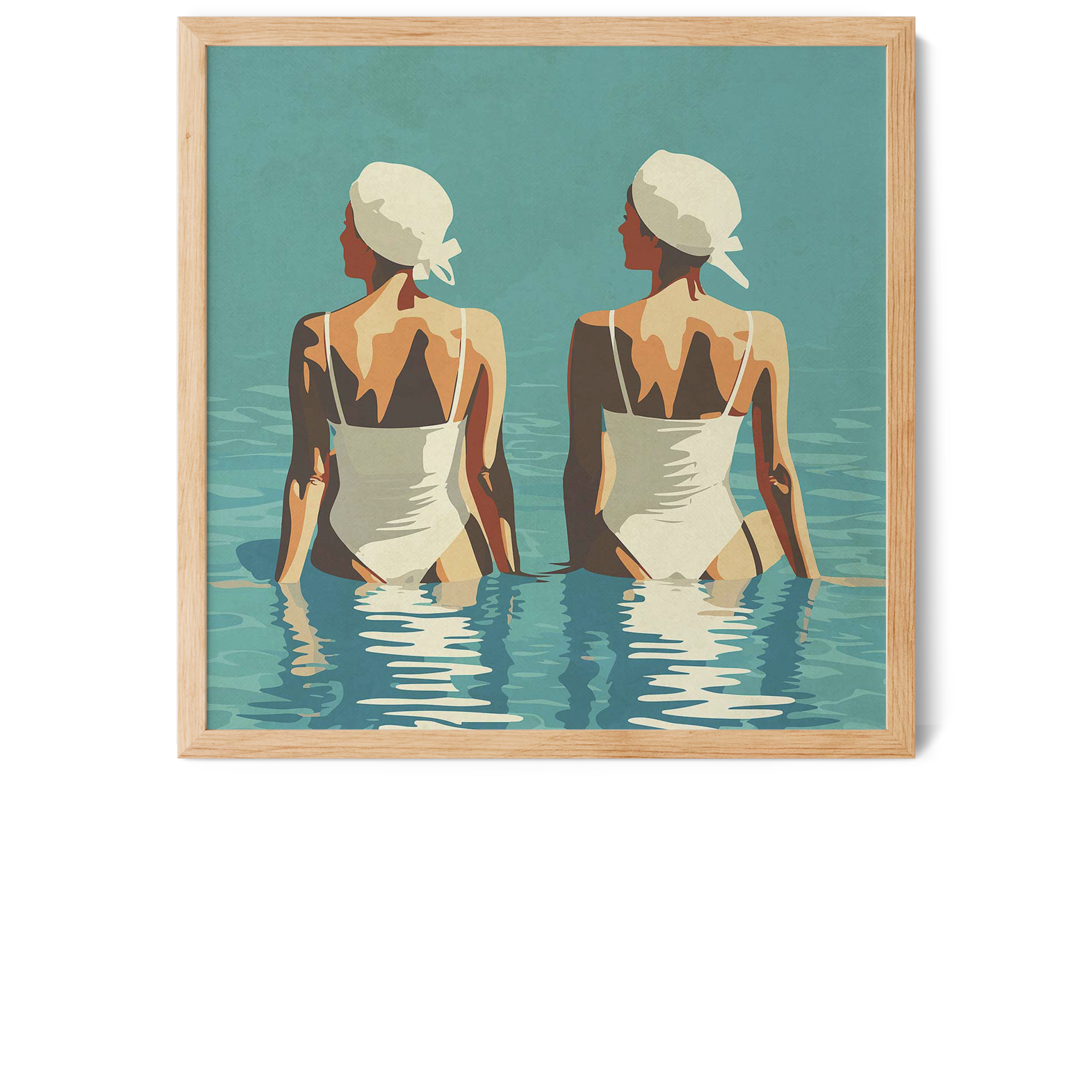 Two Friends At The Beach | Layla Oz