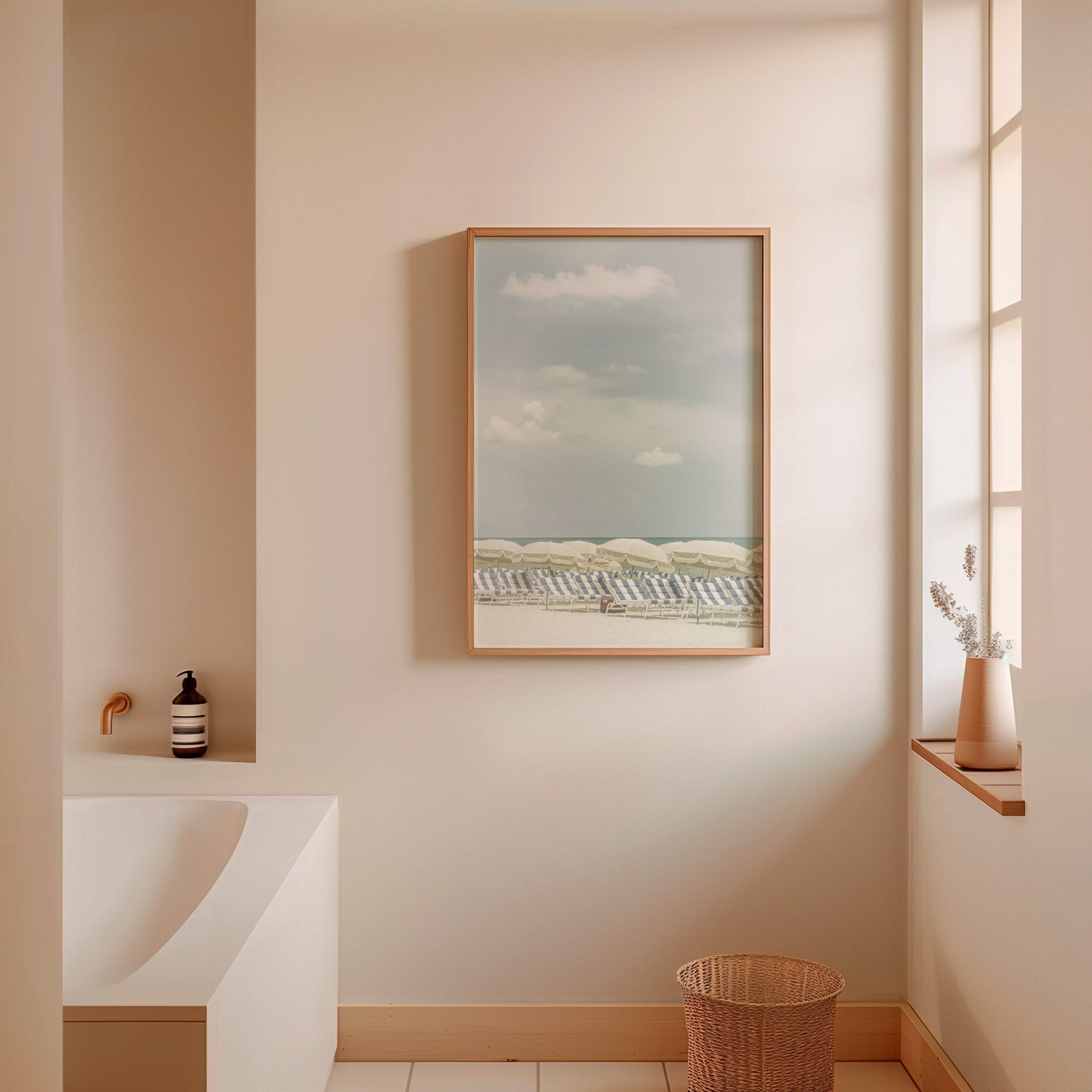 Vintage beach scene | By Melanie Viola
