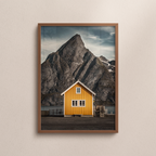 Yellow House Dramatic Fjord | Petri Damstén