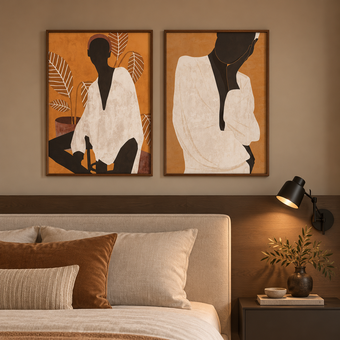 Calm Silhouette With Plants | ThingDesign